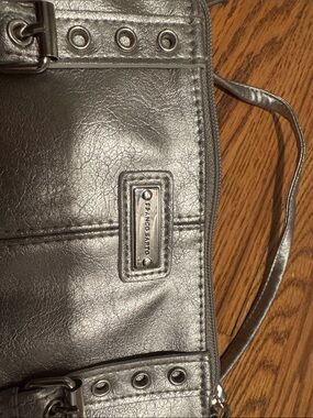 Franco Sarto Silver Crossbody Wristlet